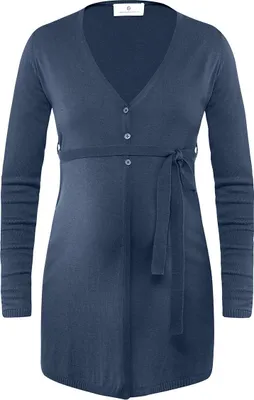 Image de Elégant pull en laine bleu pour femme enceinte Bellybutton