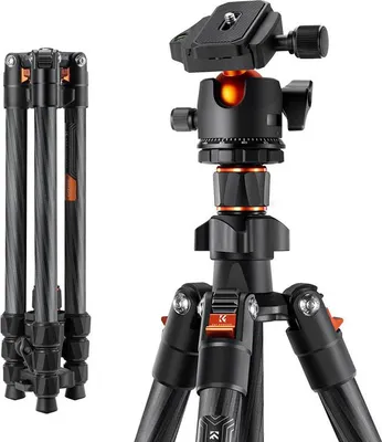 Immagine prodotto di Treppiede in carbonio K&F + testa a sfera Bh-36