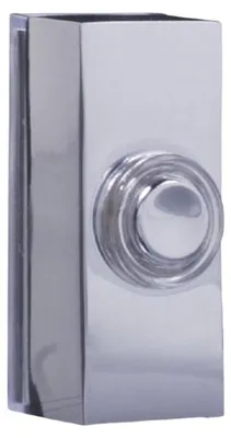 Productafbeelding van Byron Deurbel Chroom 7,4 Cm