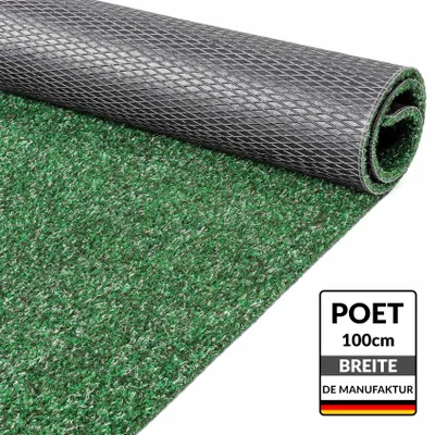 Teppichläufer POET Läufer Sauberlaufmatte Fußmatte Flurläufer 100x280cm Meliert Grün, Hauptbild