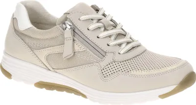 Produktbild von Gabor ROLLINGSOFT Damenschuhe - sportliche Schnür- Halbschuhe beige Freizeit