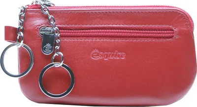Produktbild von Esquire Schlüsselmäppchen Silk 02 Key Case Red dunkelrot
