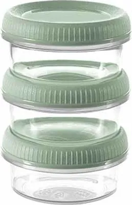 Immagine prodotto di Contenitore di plastica per salse 3x80Ml con coperchio per salse Eko