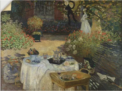 Produktbild von ARTland Wandbild, selbstklebend Im Garten Claude Monets in Argenteuil Größe: 40x30 cm