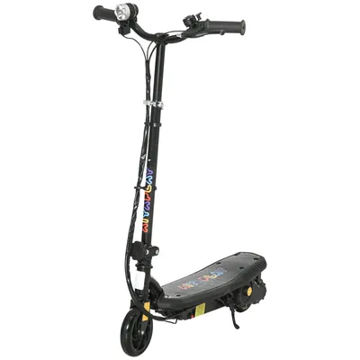 Image de HOMCOM Trottinette électrique 120 W pliable pour enfant 7-14 ans 12 Km/h max. autonomie 10 Km max. noir