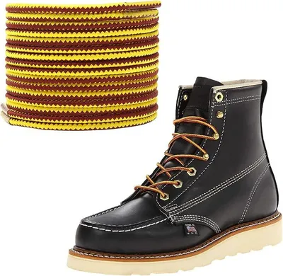 Immagine prodotto di Lacci rotondi 120 cm 3 mm per scarpe da trekking Scarpe da lavoro Giallo-rosso 1 paio
