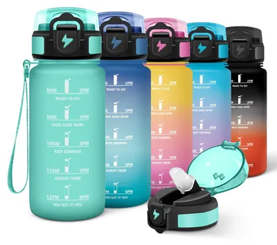 Produktbild von Motswedi Kindertrinkflasche 500ml Strohhalm kohlensäuregeeignet