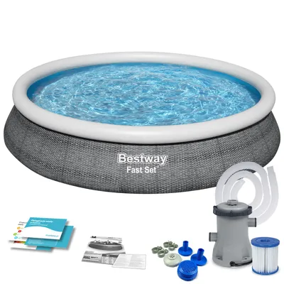Obrázek produktu pro Bazénová souprava Bestway Fast Set 457x84 cm kulatá s kartušovou filtrací 2006 L/H
