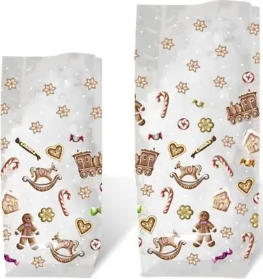 Produktbild von URSUS Geschenkbodenbeutel Süße Weihnachten groß 10 Stück