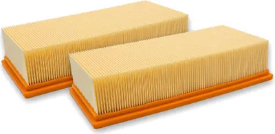 Produktbild von vhbw 2x Flachfaltenfilter kompatibel mit Kärcher VC 300 Staubsauger
