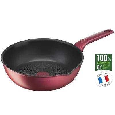 Produktbild von Tefal Daily CHEF G27377 Wokpfanne, 26 cm max. Durchmesser, Aluminium, Induktionsherd-geeignet, Antihaftbeschichtung