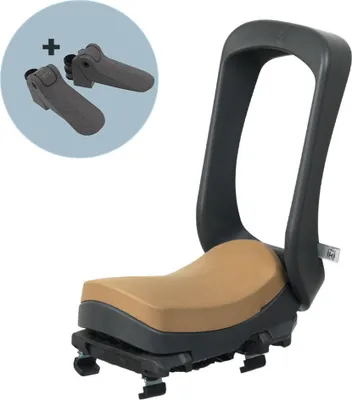 Produktbild von Urban Iki Junior Kindersitz 5-10 Jahre 22-35kg Fussstützen abschließbar schwarz braun