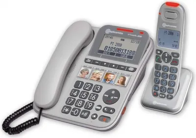 Produktbild von amplicomms PowerTel 2880 grau Schnurlos Schnurgebunden mit AB grau