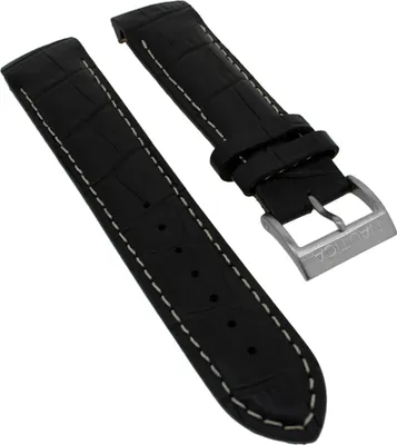 Produktbild von Nautica Herren Chronograph Uhrenarmband Krokoprägung Leder A30502G