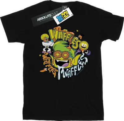 Produktbild von DC Comics - "Teen Titans Go Waffle Mania" T-Shirt für Herren BI52183 (S) (Schwarz)