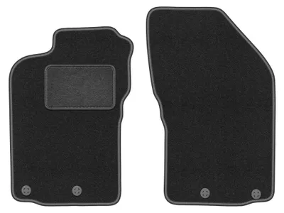 Immagine prodotto di Tappetini anteriori in moquette per Alfa Romeo 147 2000-2010 (hatchback) – 2 pezzi, grigio grafite, su misura – Wielganizator LUX