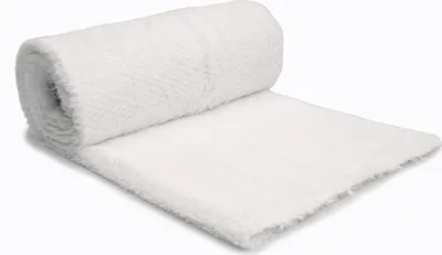 Zdjęcie produktu dla Dzianina futrzana, imitacja skóry  PEARL, białe 50 x 160 cm