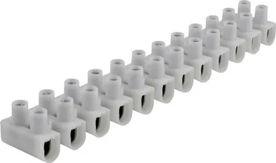 Produktbild von Unitec Lüsterklemme Verbindungsklemme 12polig x 4,0-16mm² VDE weiß