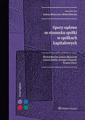Immagine prodotto di Spory sądowe ze stosunku spółki w spółkach..