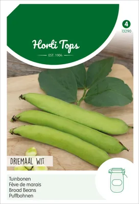 Obrázek produktu pro Fazole „Dreifach Weiße“ (100 g) | Semena fazolí od Hortitops
