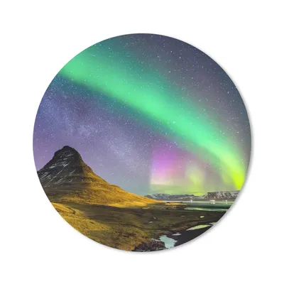 Produktbild von MuchoWow® Mauspad Mousepad Aurora - Nordlichter - Nacht 50x50 cm - Mousepads - Maus Mat - Pad - Mausunterlage - Vinyl