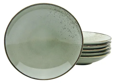 Produktbild von CreaTable, 22046, Nature Collection Stone, Suppenteller 6-tlg, Steinzeug