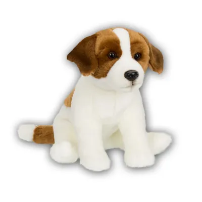 Image de Anna Club Peluche - Jack Russel Terrier (26cm) réaliste Peluche chien câlin