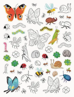 Obrázek produktu pro Ravensburger Mein Ausmalstickerbuch Frühling - Großes Buch mit über 300 Stickern, viele Sticker zum Ausmalen