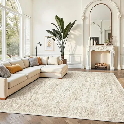 Zdjęcie produktu dla Omgoods - Dywan do salonu, łatwy w czyszczeniu, krótkoskrzydłowy - Antypoślizgowa podkładka, 140 x 200 cm
