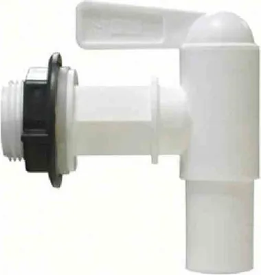 Zdjęcie produktu dla Kran wylotowy GARANTIA RT 3/4'' biały
