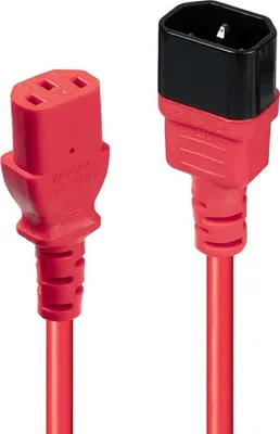 Produktbild von Lindy 30478, 2 m, C14-Koppler, C13-Koppler