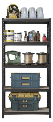 Produktbild von Schwerlastlagerregal – Kellerregal – Stahl und MDF – 875 kg – 40 x 90 x 180 cm