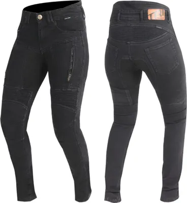 Produktbild von Trilobite Parado Black Skinny Damen Motorrad Jeans, schwarz, 36/34