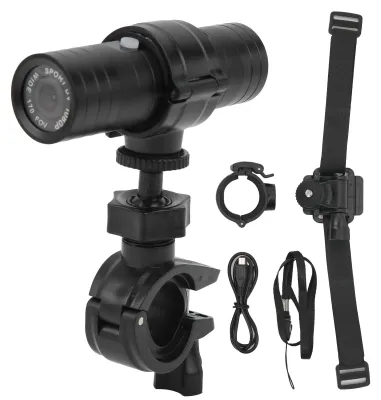 Zdjęcie produktu dla Kamera sportowa 1080p do kasku motocyklowego – urządzenie do nagrywania podczas jazdy na rowerze