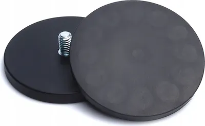 Produktbild von UMG 88x23 Gummimantel-Magnethalter 3/8" Gewinde Satz mit 5 Stück, Extrem stark, Magnettafeln, Kühlschränke, Whiteboards, DIY
