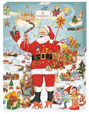 Produktbild von Niederegger Adventskalender Weihnachtsmann
