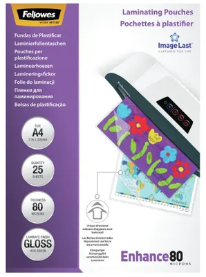 Immagine prodotto di Fellowes 5396205 pellicola per plastificatrice 25 pz