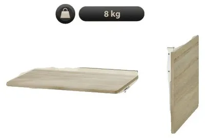 Image de Table pliante, design peu encombrant, installation facile, comme illustré