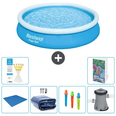 Immagine prodotto di Bestway Fast Set, piscina rotonda - 366x76 cm - composta da 5 elementi, modello S46