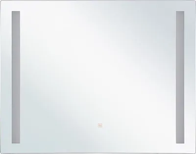 Obrázok produktu pre BELIANI Kúpeľňové zrkadlo transparentné 60 x 70 cm so sklom s LED osvetlením obdĺžnikové moderné