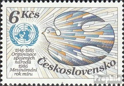 Produktbild von Briefmarken Tschechoslowakei 1985 Mi 2806 (kompl.Ausg.) postfrisch UNO