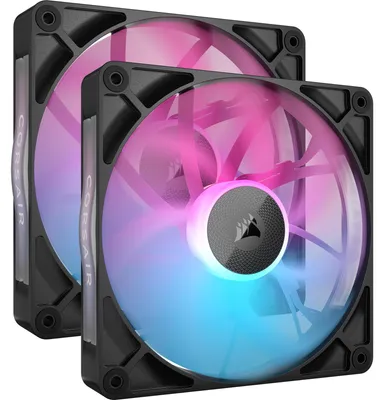 Image de CORSAIR Lüfter 140*140*25 RX140 RGB iCUE Link Dual Kit