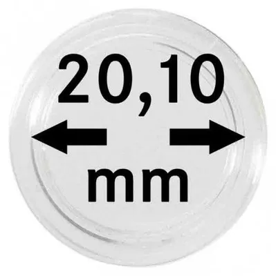 Produktbild von Lindner S22702010P Münzkapseln 20.10 mm-10er Pack