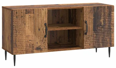 Image de Meuble TV Bois ancien 102 x 34,5 x 50 cm Bois d'ingénierie