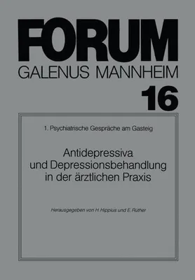Zdjęcie produktu dla Antidepressiva und Depressionsbehandlung in der ärztlichen Praxis
