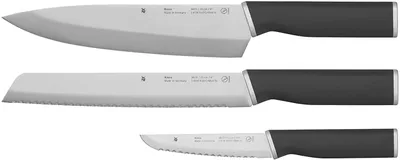 Produktbild von WMF Kineo Messerset Küche 3teilig  Germany 3 Küchenmesser scharf