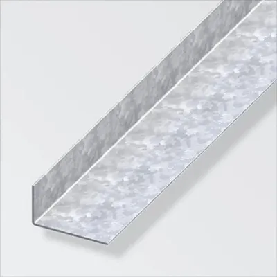 Produktbild von Winkelprofil Stahl Verzinkt 43.5X23.5 Mm 1 M Alfer Aluminium