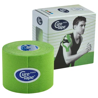 Produktbild von Cure Tape Sports, 5 m x 5 cm, wasserfest, limone