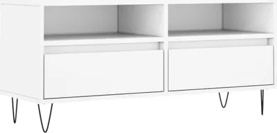 Obrázok produktu pre vidaXL TV skrinka biela 100x34,5x44,5 cm odvodený výrobok z dreva