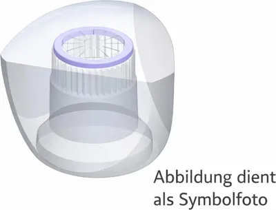 Produktbild von Schmiedl Schmiedl Atmos-Griff Glasklar Warmwasser U2G325-2GK, 1 Stk.